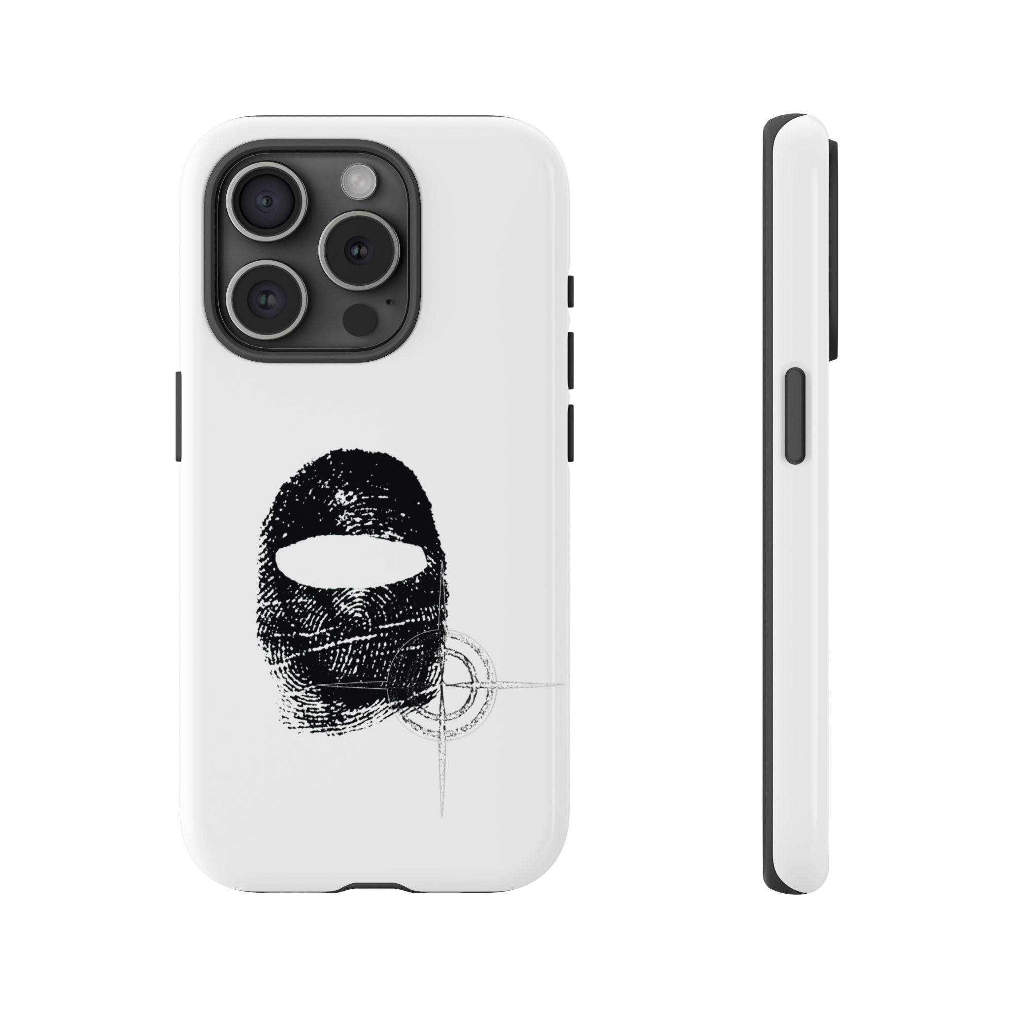 Phone Case — Black Balaclava Logo Tough Cases