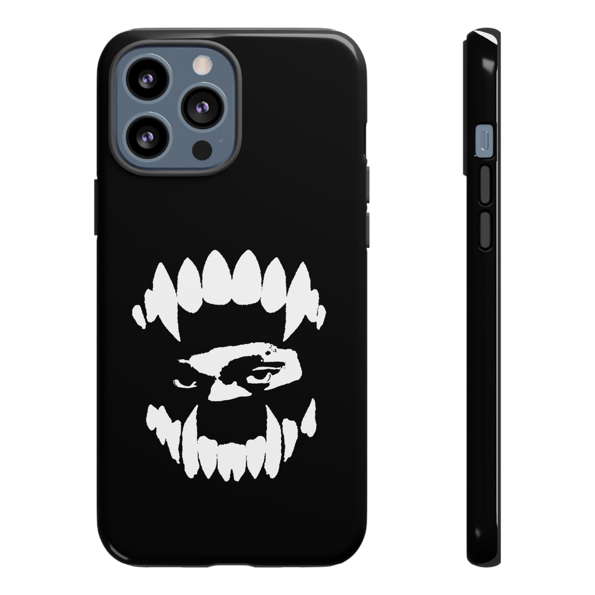 Ripped Skull Phone Case — Black Grunge Monster iPhone Case
