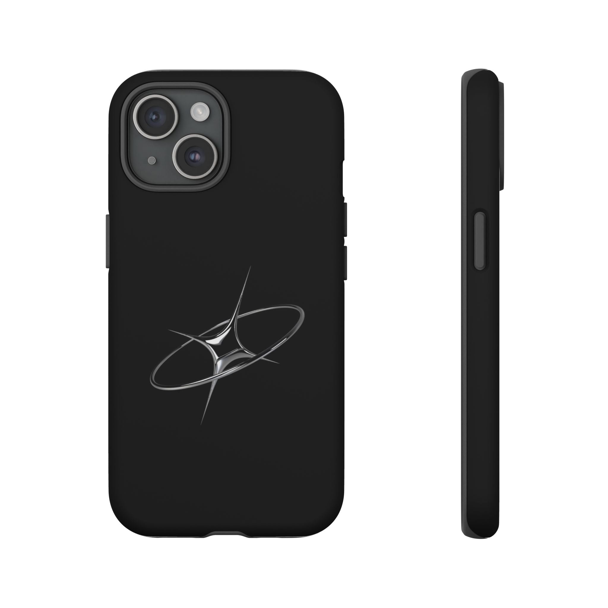 Phone Case — Minimal Silver Starburst Tough Case