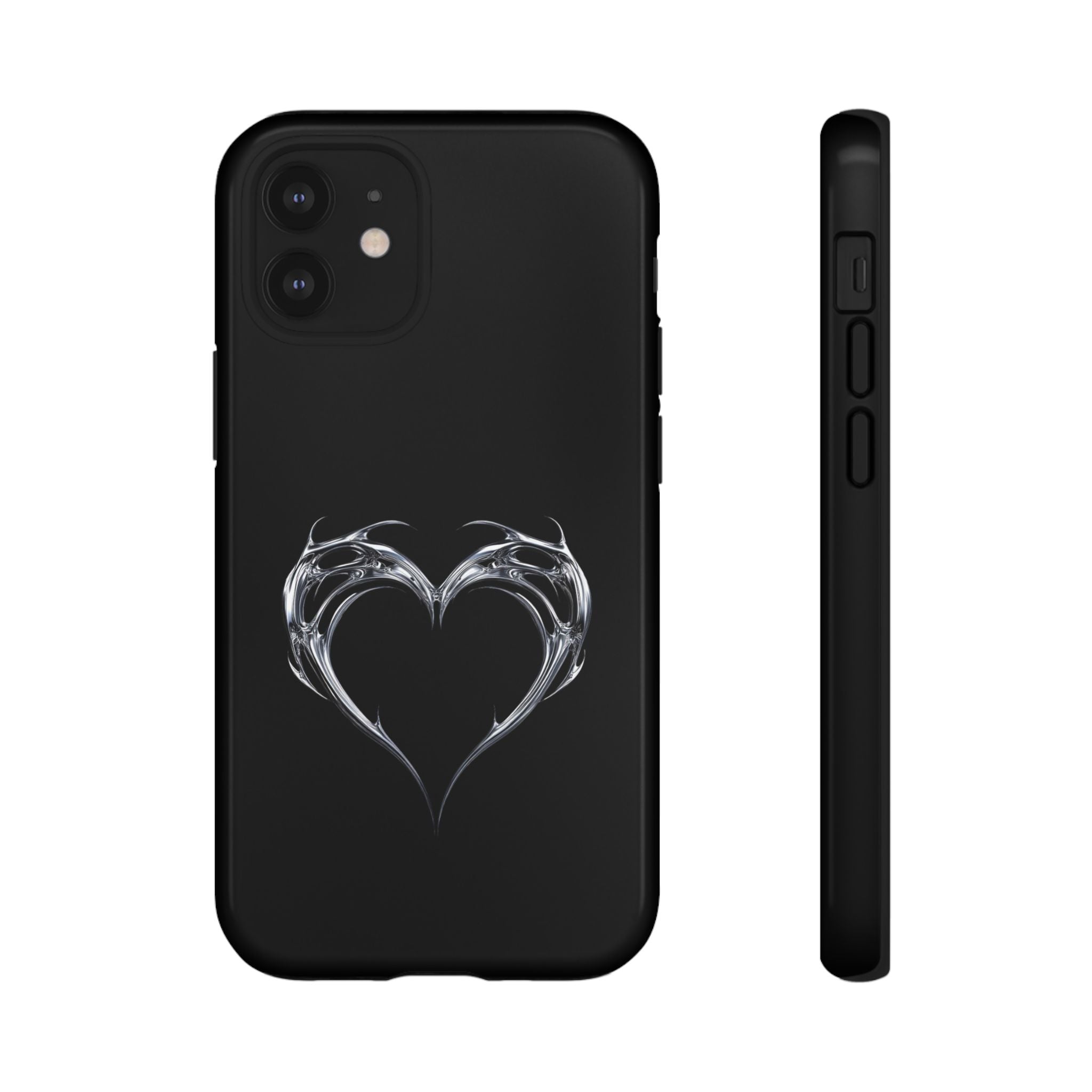 Tough Cases — Black Smoky Heart Phone Case
