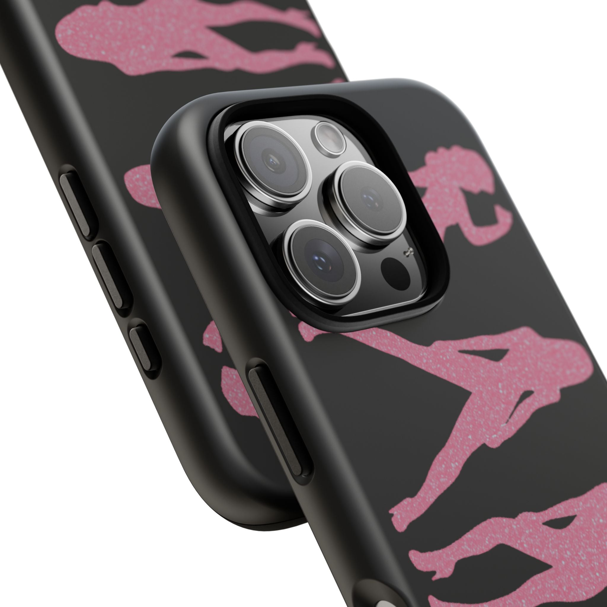 Pink Silhouette Girls Phone Case – Tough Cases Protective iPhone Cover