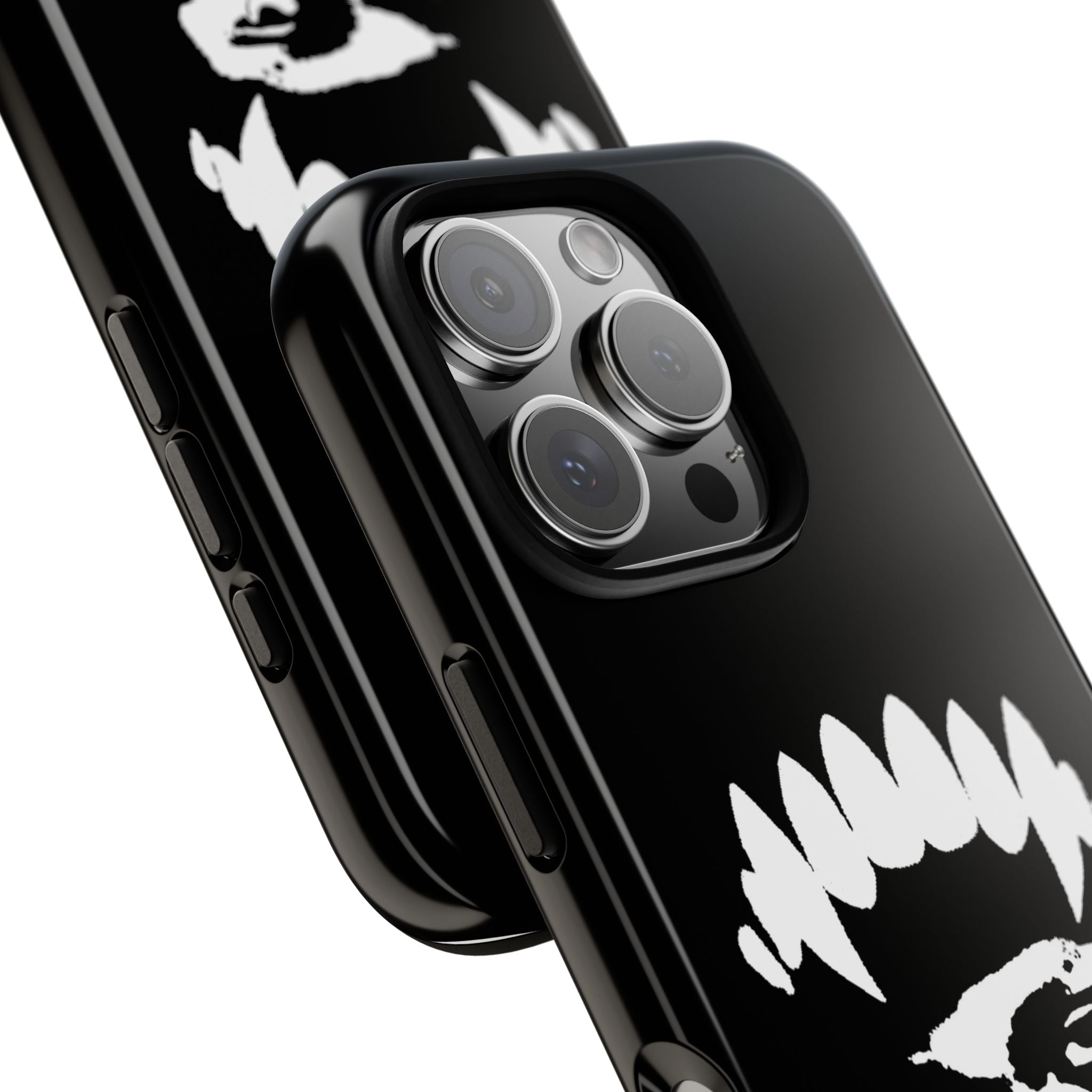 Ripped Skull Phone Case — Black Grunge Monster iPhone Case