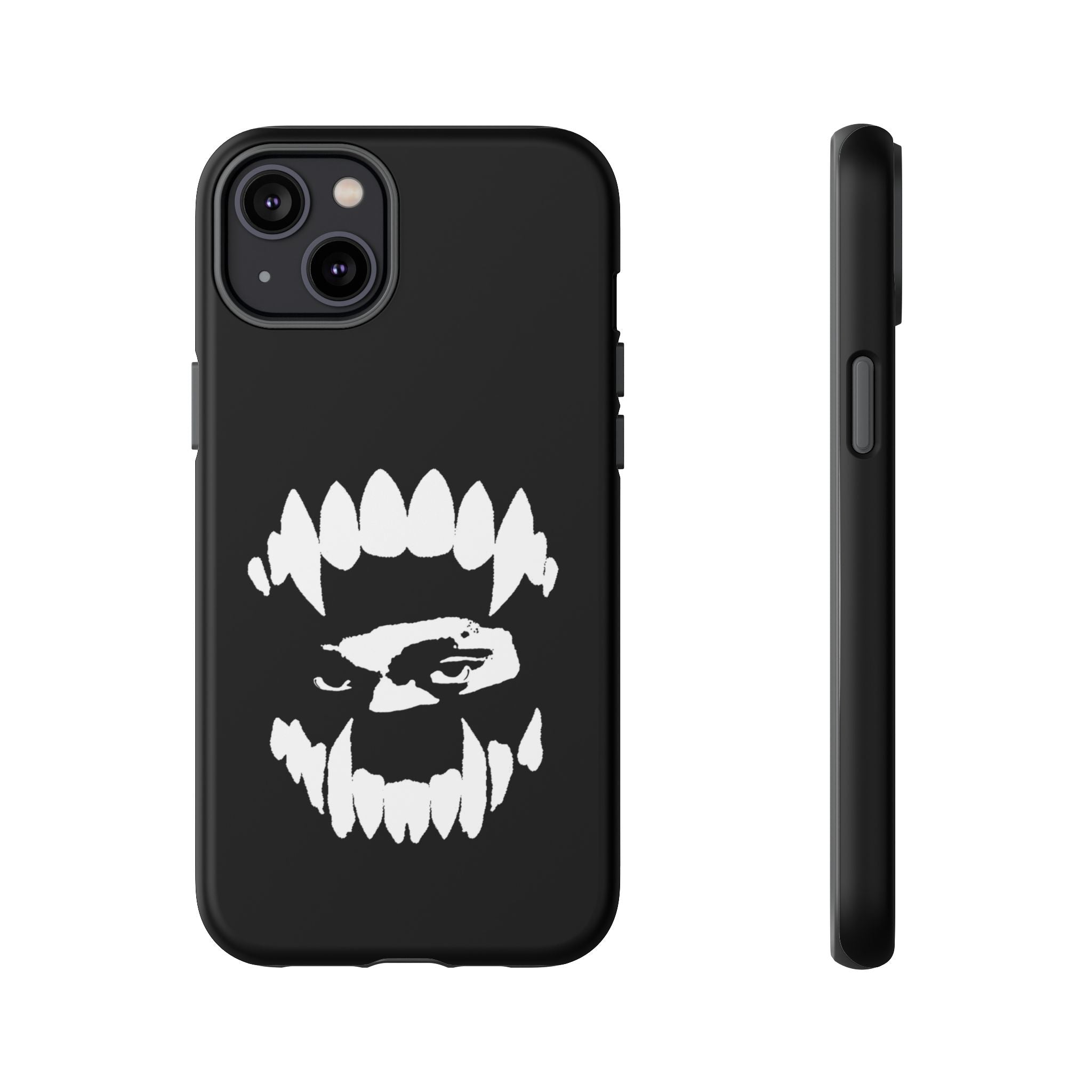 Ripped Skull Phone Case — Black Grunge Monster iPhone Case