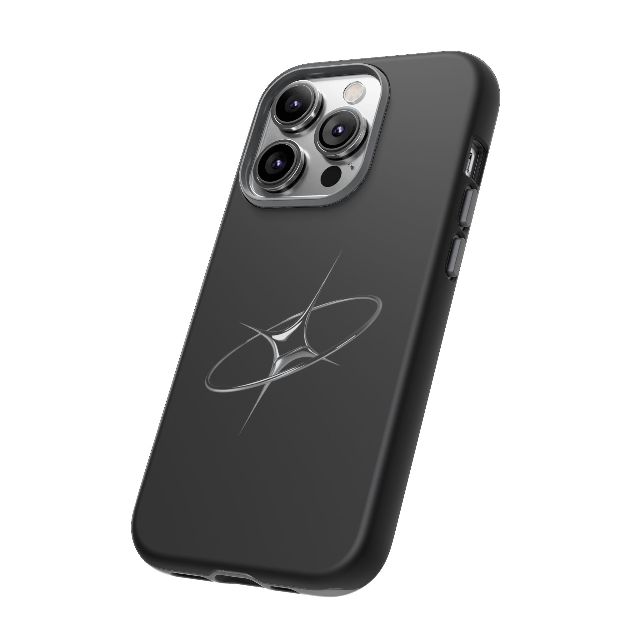 Phone Case — Minimal Silver Starburst Tough Case