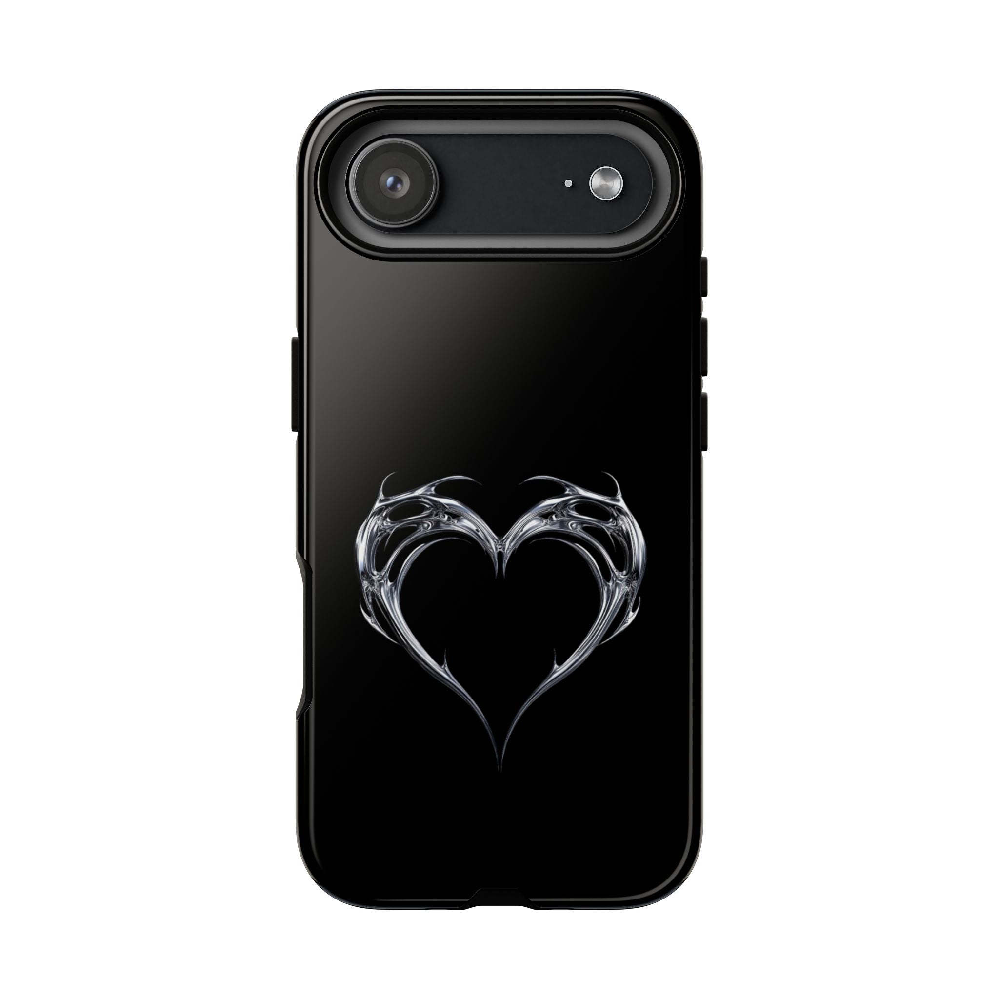 Tough Cases — Black Smoky Heart Phone Case