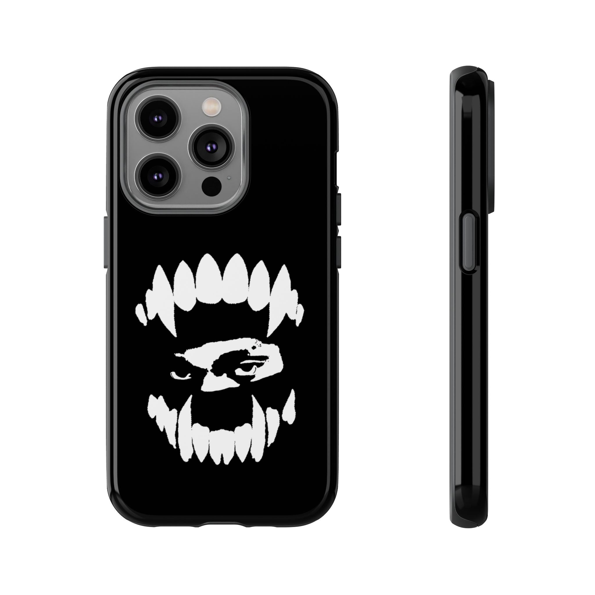 Ripped Skull Phone Case — Black Grunge Monster iPhone Case
