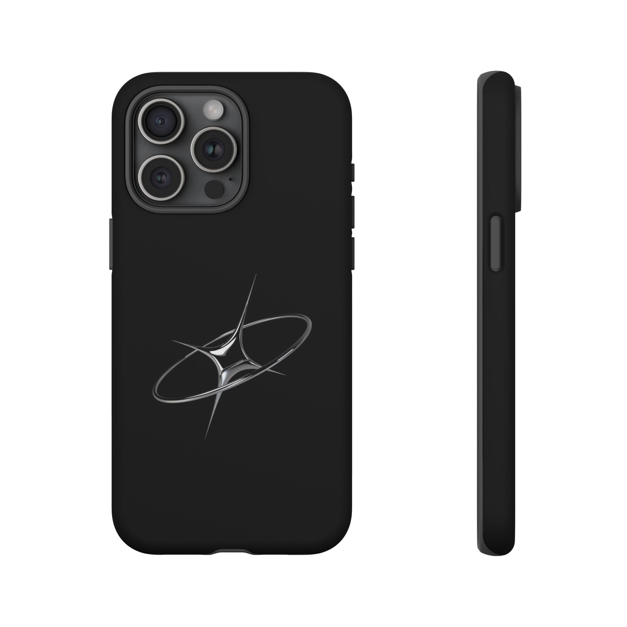 Phone Case — Minimal Silver Starburst Tough Case