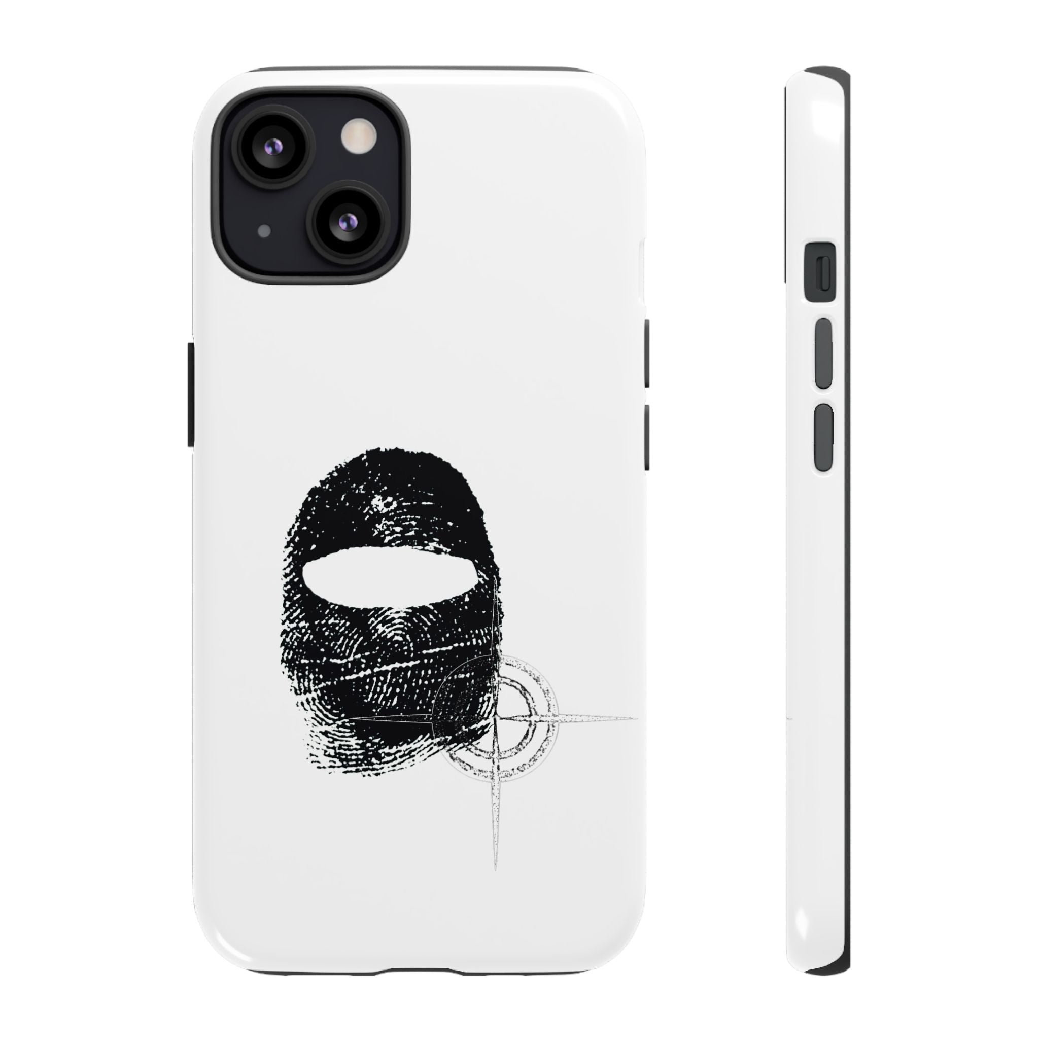 Phone Case — Black Balaclava Logo Tough Cases