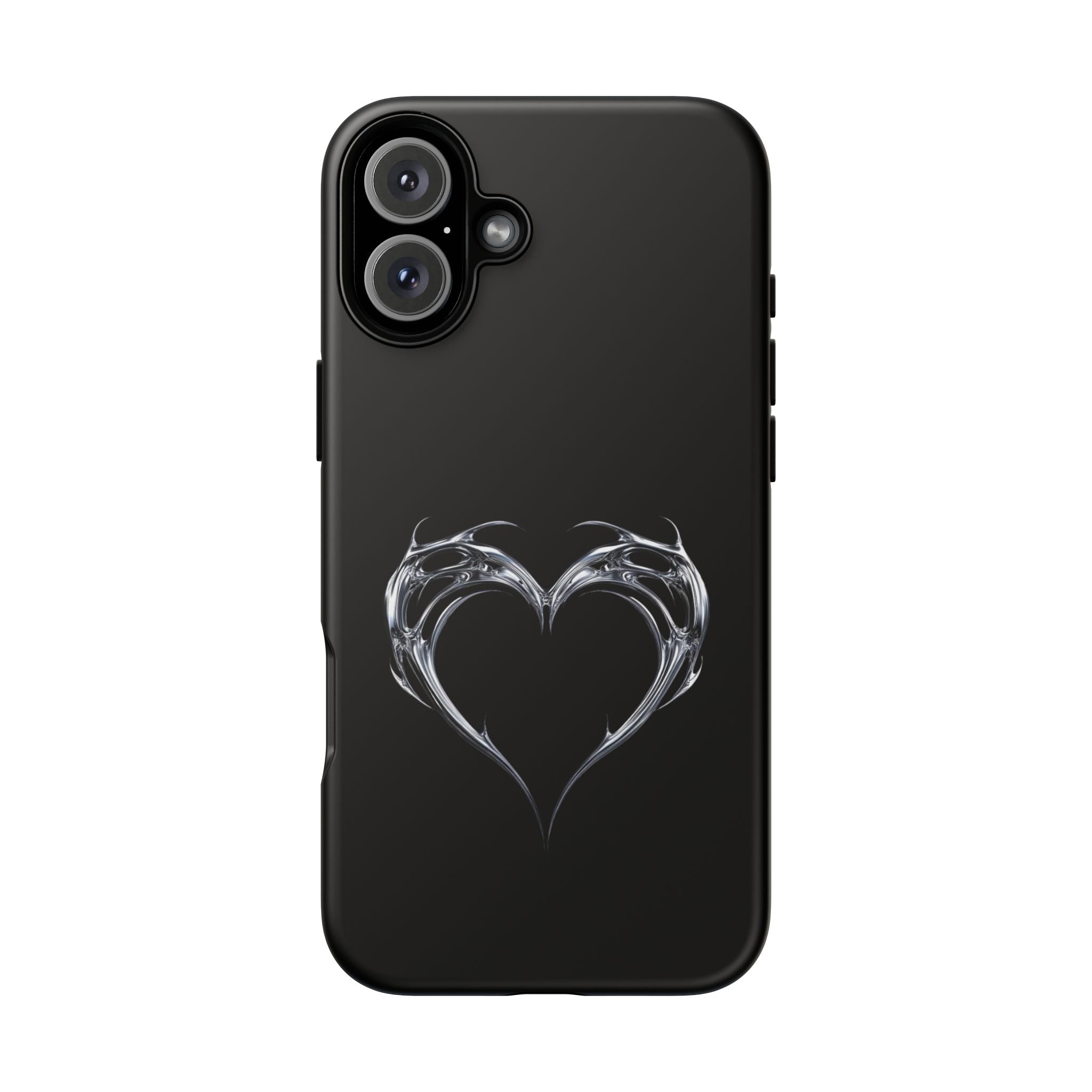 Tough Cases — Black Smoky Heart Phone Case