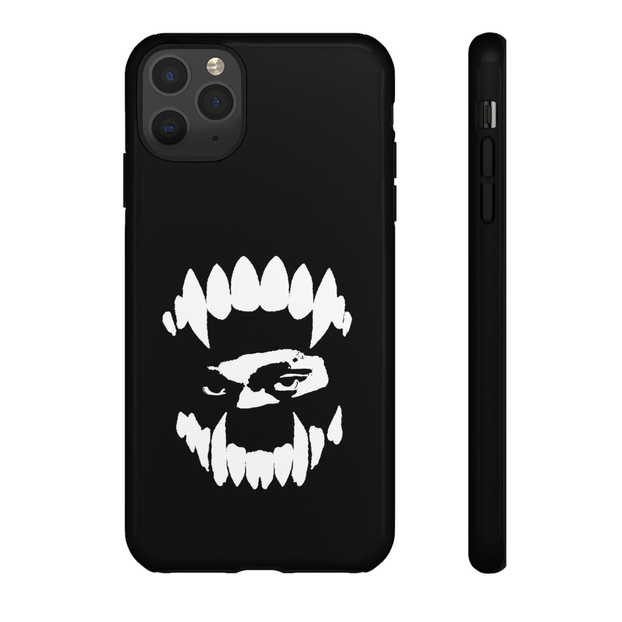 Ripped Skull Phone Case — Black Grunge Monster iPhone Case