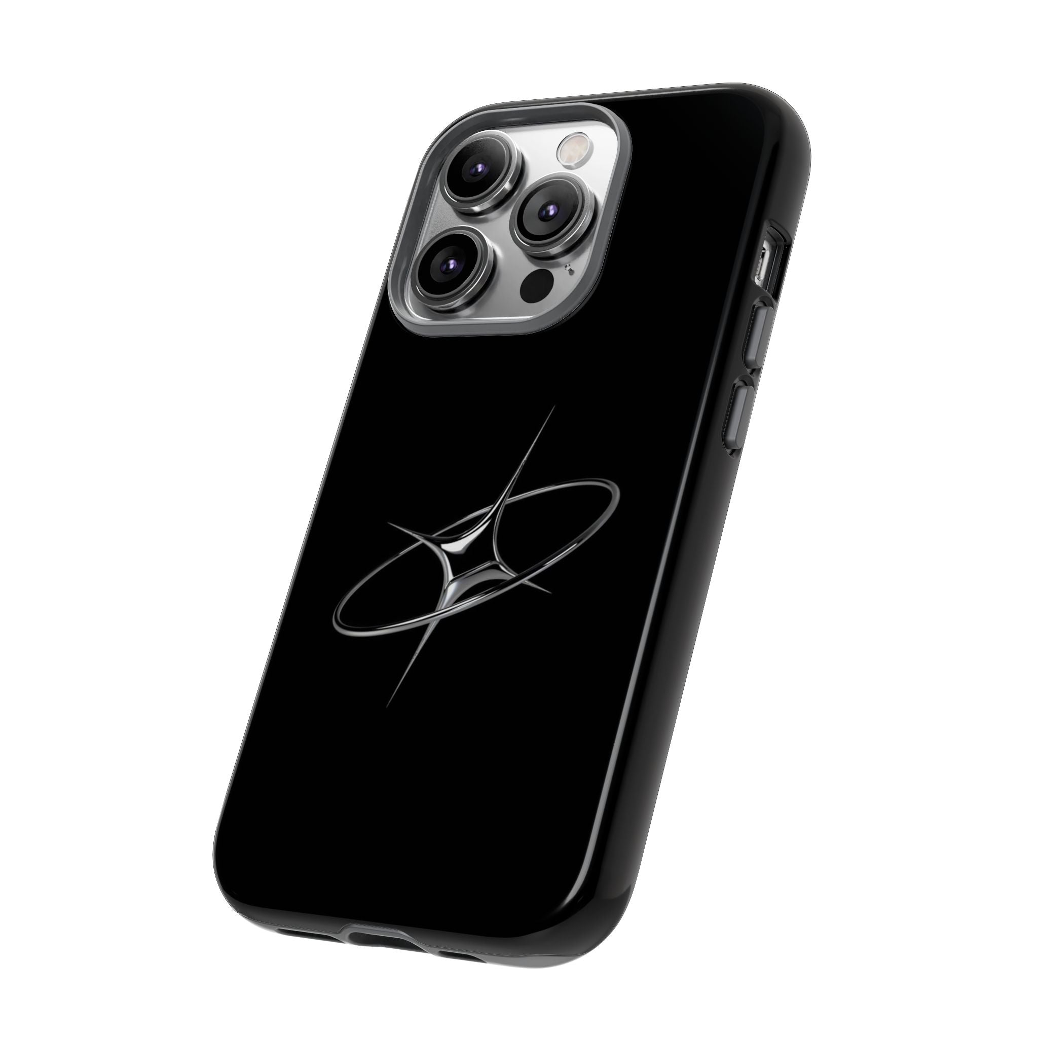 Phone Case — Minimal Silver Starburst Tough Case