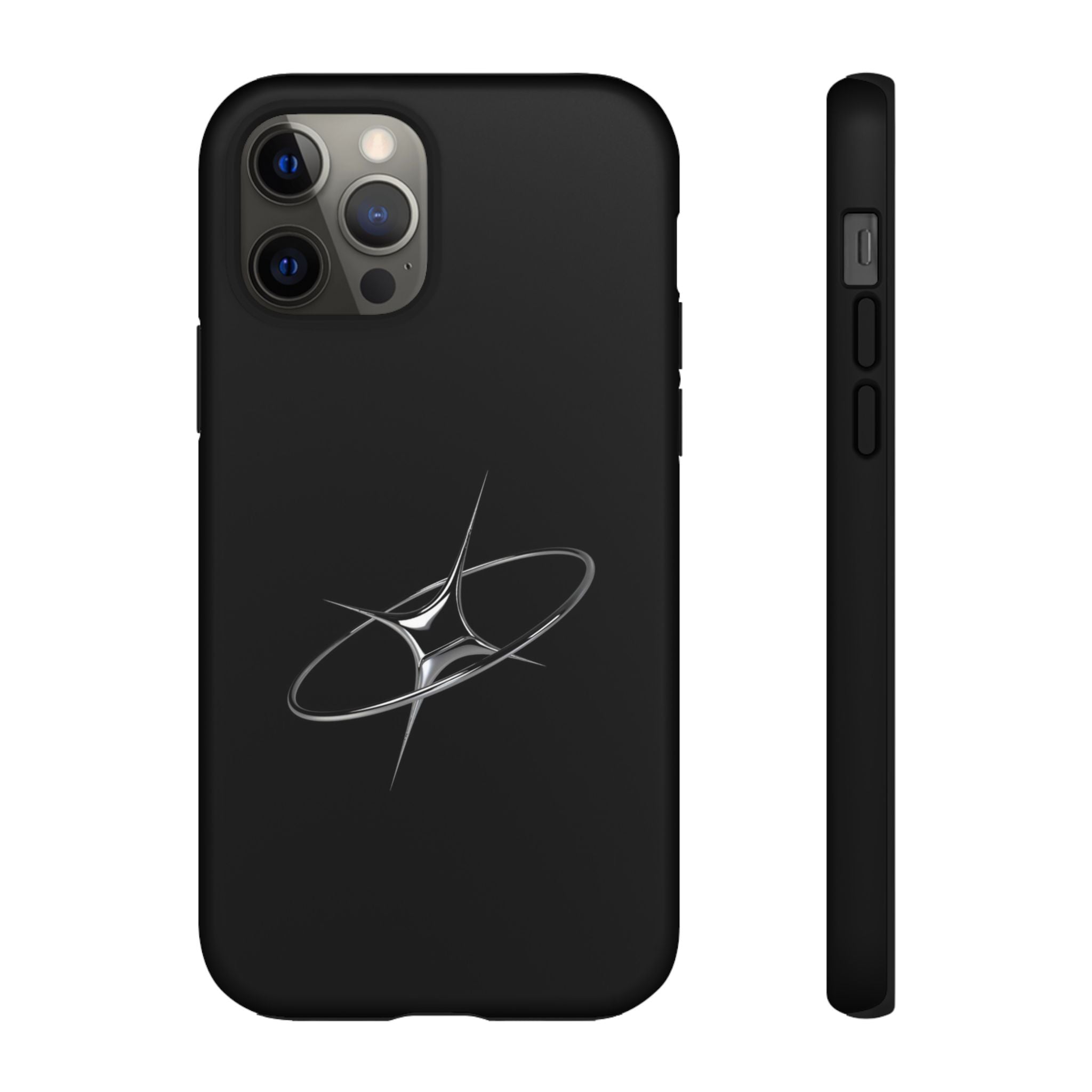 Phone Case — Minimal Silver Starburst Tough Case