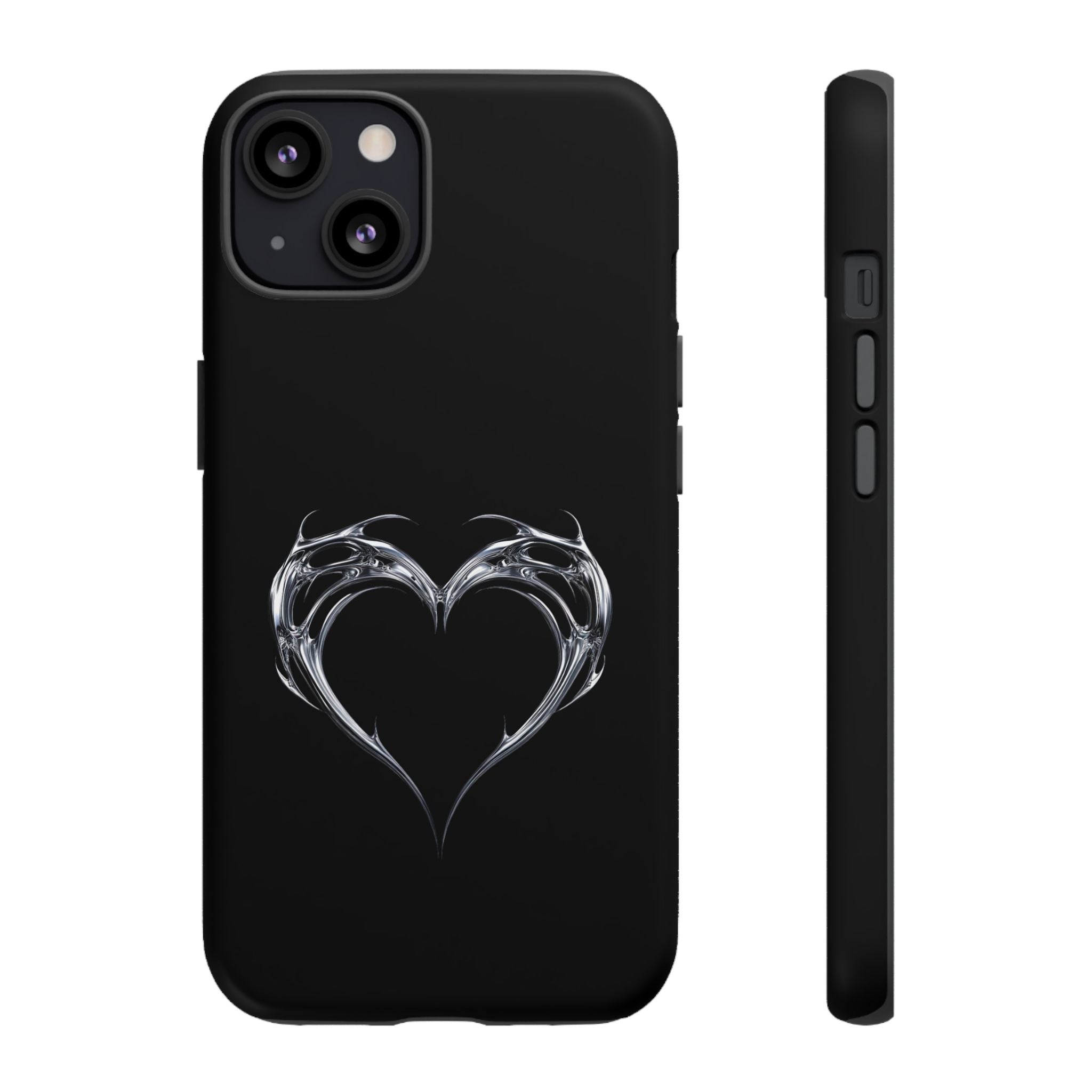 Tough Cases — Black Smoky Heart Phone Case