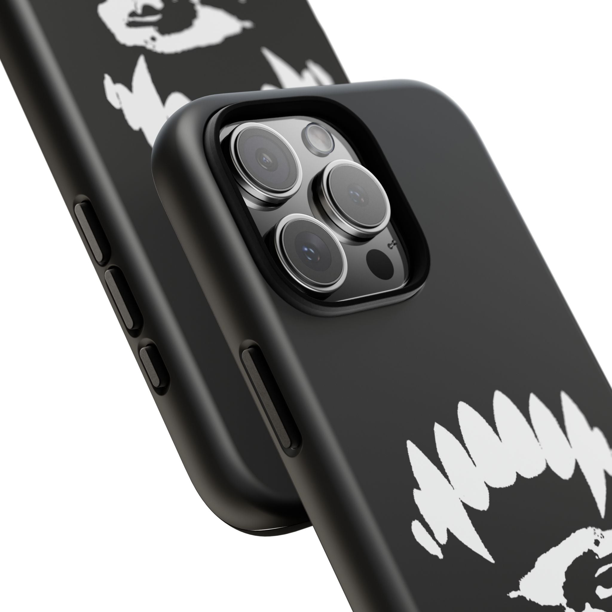 Ripped Skull Phone Case — Black Grunge Monster iPhone Case