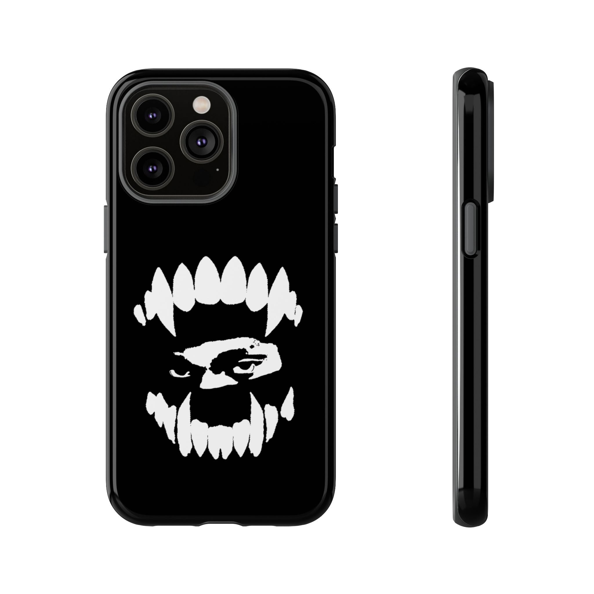 Ripped Skull Phone Case — Black Grunge Monster iPhone Case