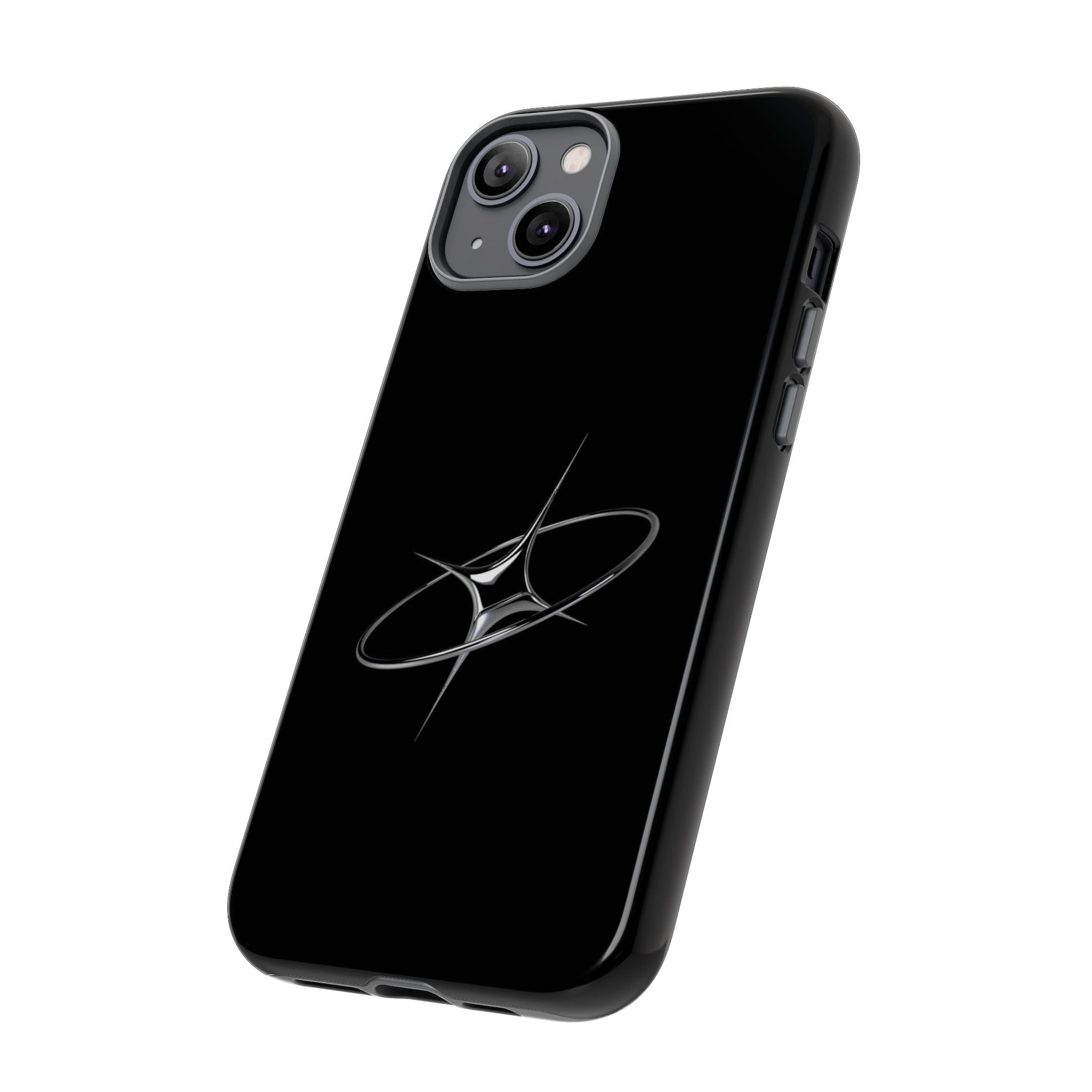 Phone Case — Minimal Silver Starburst Tough Case