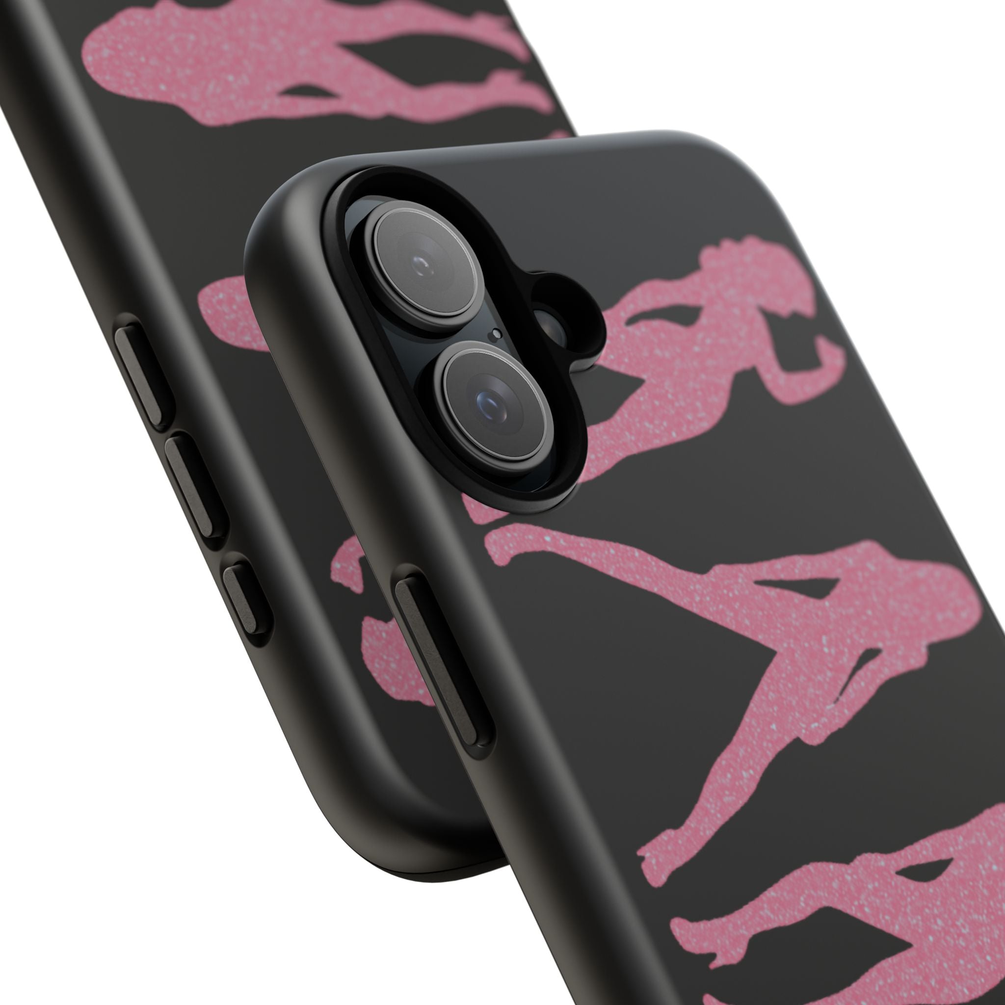 Pink Silhouette Girls Phone Case – Tough Cases Protective iPhone Cover