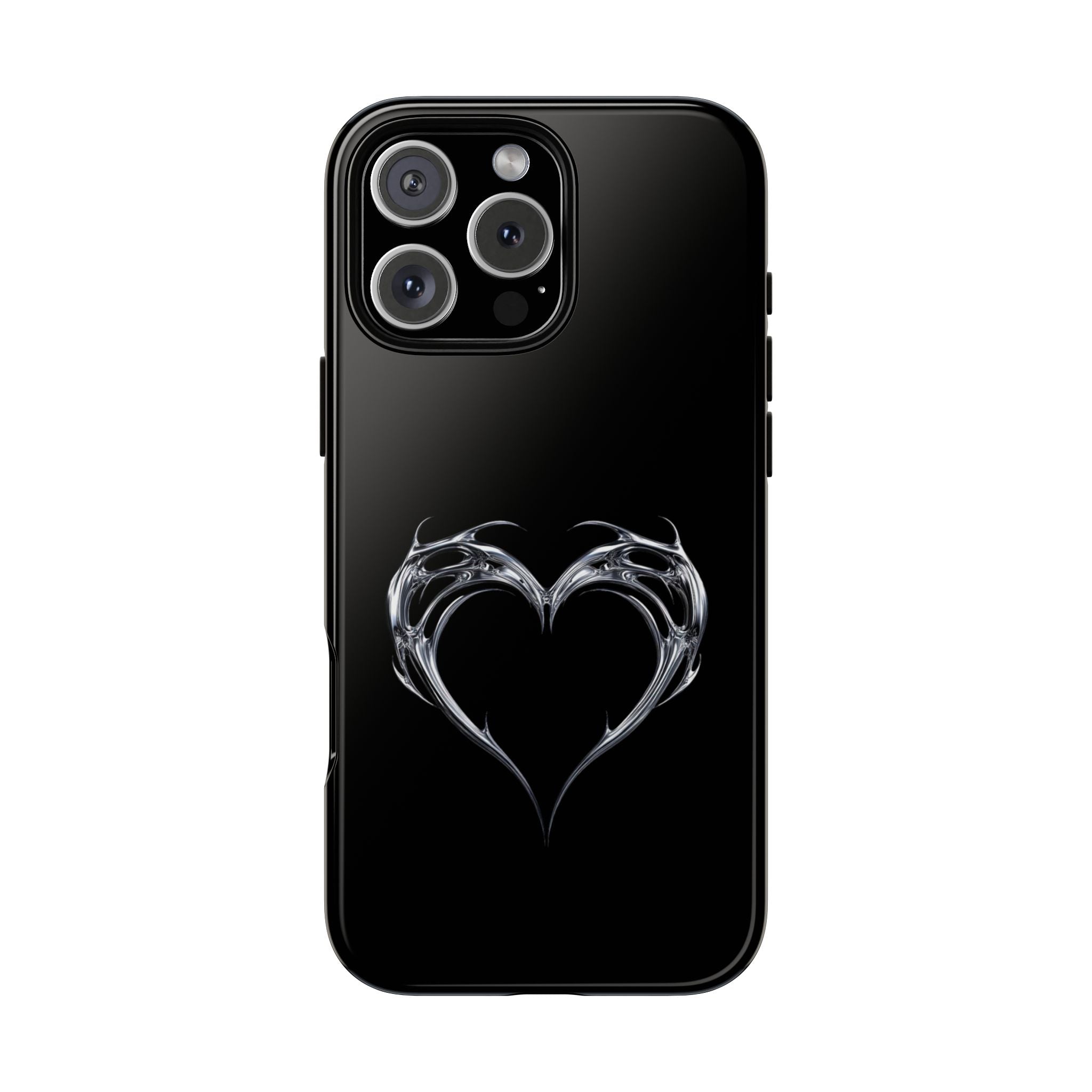 Tough Cases — Black Smoky Heart Phone Case
