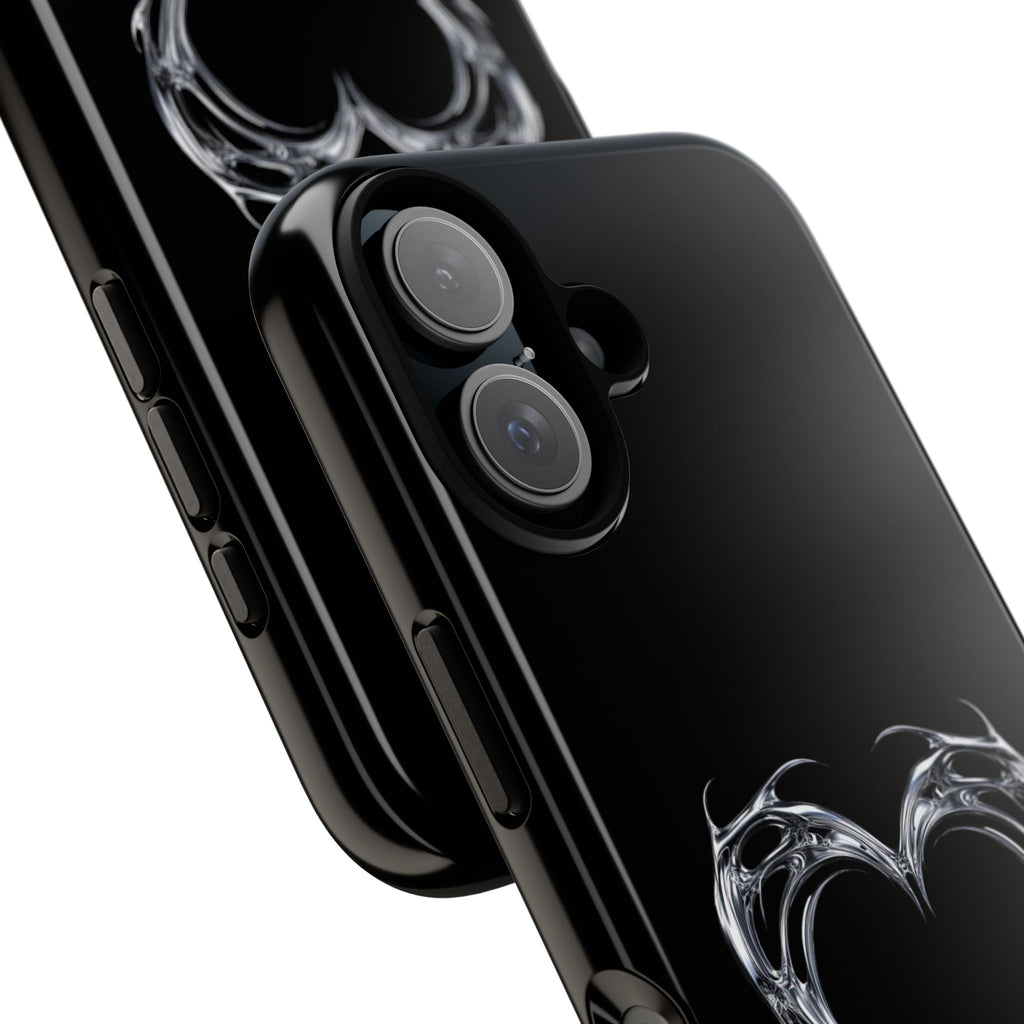 Tough Cases — Black Smoky Heart Phone Case