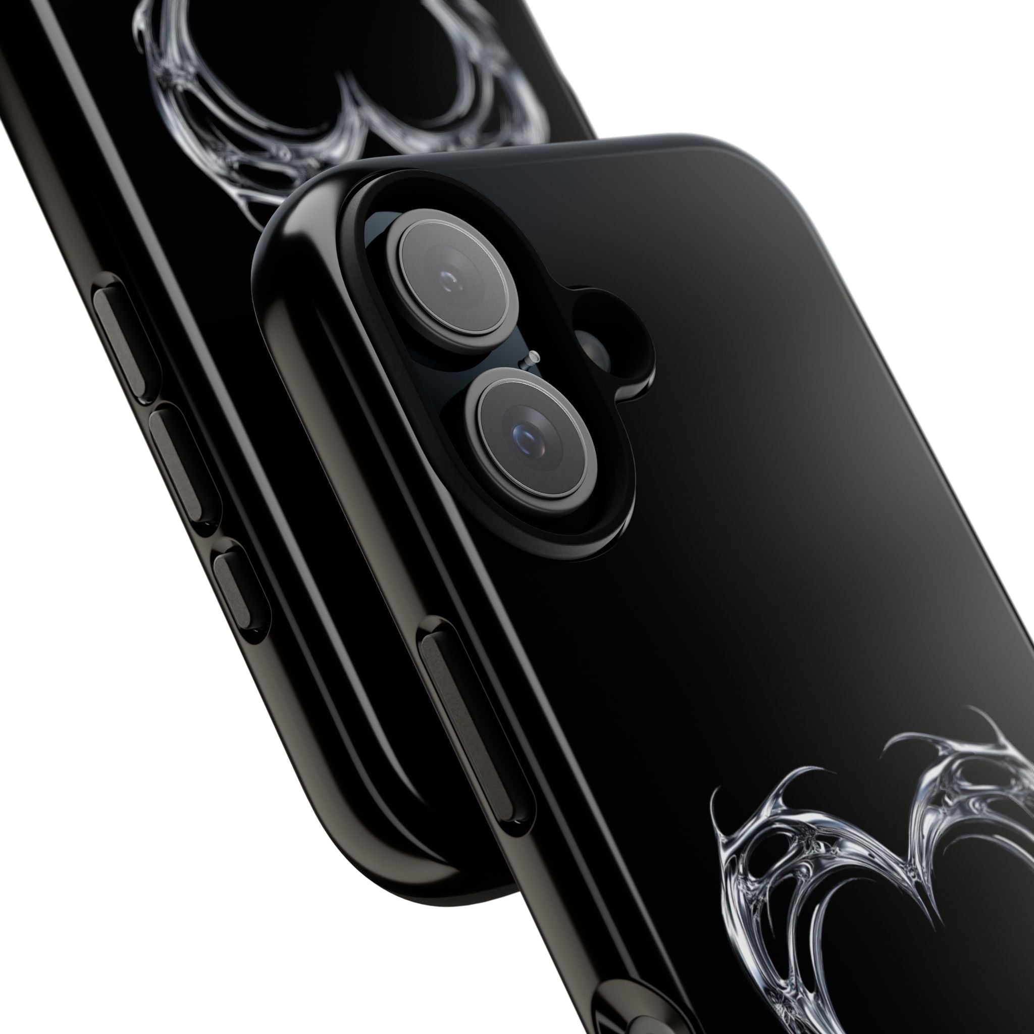 Tough Cases — Black Smoky Heart Phone Case