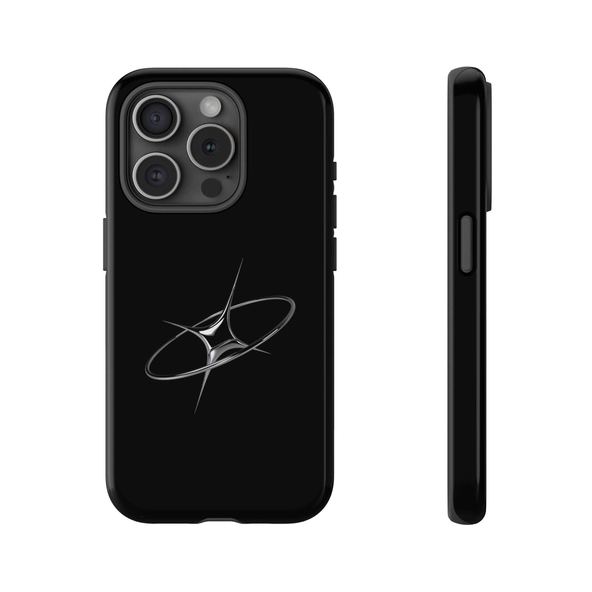 Phone Case — Minimal Silver Starburst Tough Case
