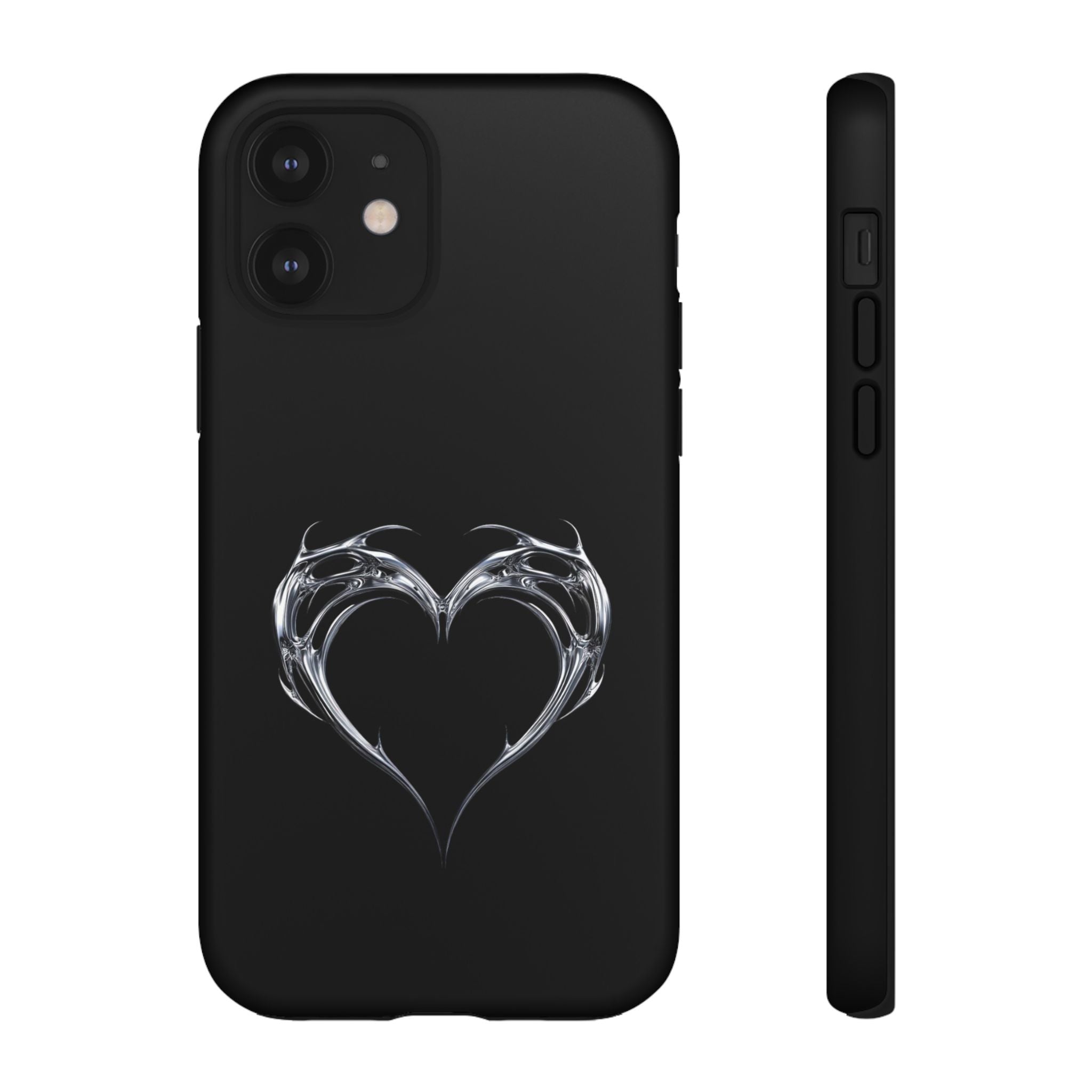Tough Cases — Black Smoky Heart Phone Case