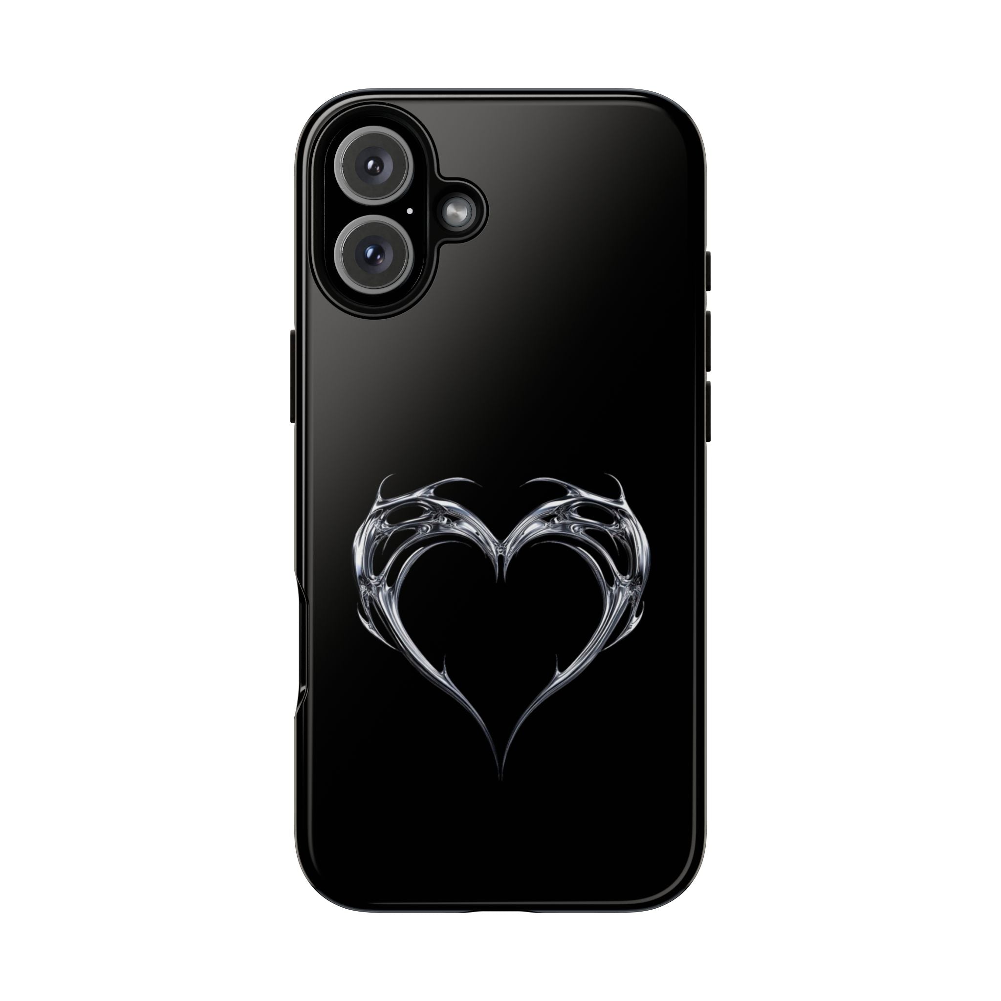 Tough Cases — Black Smoky Heart Phone Case