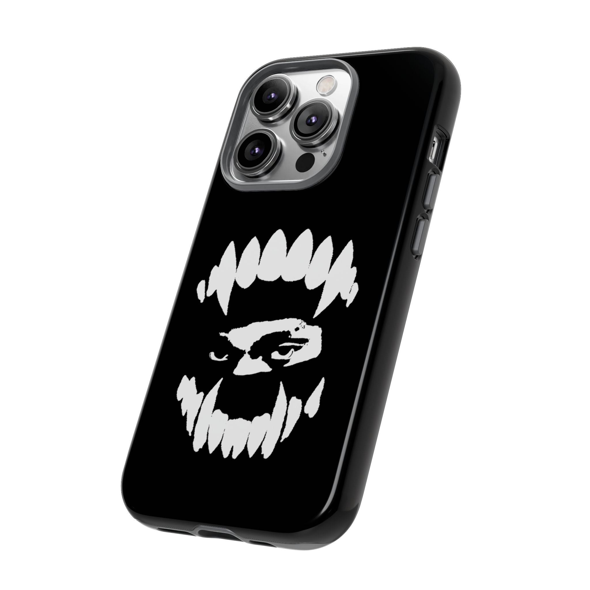Ripped Skull Phone Case — Black Grunge Monster iPhone Case